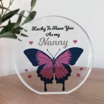 Thank You Gift For Nanny Birthday Christmas Acrylic Plaque Gift