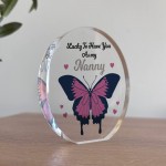 Thank You Gift For Nanny Birthday Christmas Acrylic Plaque Gift