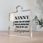 Thank You Gift For Sister Birthday Christmas Acrylic Plaque