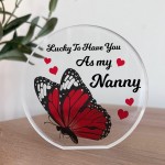 Nanny Gifts Acrylic Plaque Birthday Gift For Nanny Gifts