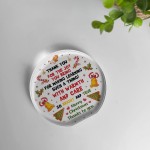 Christmas Gift For Teacher Acrylic Plaque Poem Assistant Gift