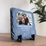 Friends Are The Family We Choose Personalised Slate Friendship