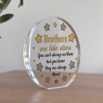 BROTHER GIFTS For Birthday Christmas Acrylic Plaque