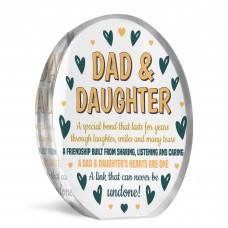 DAD AND DAUGHTER PLAQUE Gift For Dad Birthday Christmas