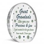 Great Grandad Gift Precious And Few Acrylic Plaque Great Grandad