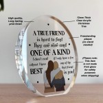 Gift For Best Friend BFF TRUE FRIEND PLAQUE Acrylic Plaque