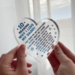 Daddy Gifts From Son Father And Daughter Gifts Acrylic Heart