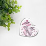 Mummy Gifts From Son Mother And Daughter Gifts Acrylic Heart