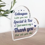 Gift For Colleague For Biirthday Christmas Acrylic Plaque