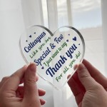 Gift For Colleague For Biirthday Christmas Acrylic Plaque