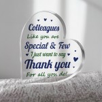 Gift For Colleague For Biirthday Christmas Acrylic Plaque