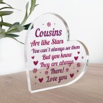 Cousin Plaque Cousins Are Like Stars Thank You Gift For Her