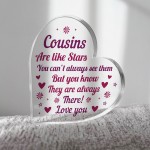 Cousin Plaque Cousins Are Like Stars Thank You Gift For Her