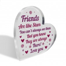 Friendship Plaque Friends Are Like Stars Thank You Gift For Her