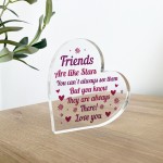 Friendship Plaque Friends Are Like Stars Thank You Gift For Her