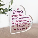 Friendship Plaque Friends Are Like Stars Thank You Gift For Her