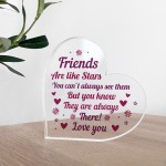 Friendship Plaque Friends Are Like Stars Thank You Gift For Her