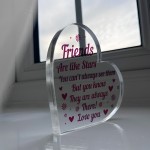 Friendship Plaque Friends Are Like Stars Thank You Gift For Her