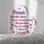 Friendship Plaque Friends Are Like Stars Thank You Gift For Her