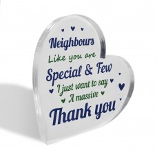 Thank You Gift For Neighbour Acrylic Plaque Neighbours Like You