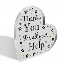 Gift For Colleague Volunteer Teacher Acrylic Plaque Thank You