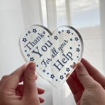 Thank You For All Your Help Gift For Teacher Colleague Volunteer