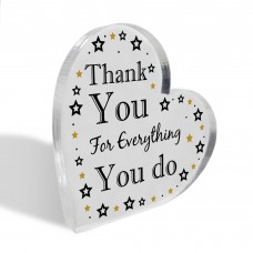 Gift For Colleague Volunteer Teacher Acrylic Plaque Thank You