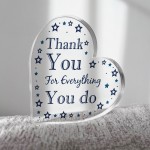 Thank You For Everything You Do Gift For Teacher Colleague