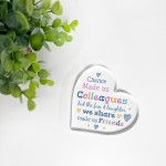 Funny Gift For Colleague For Biirthday Christmas Acrylic Plaque