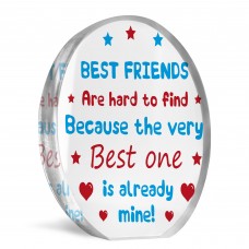 BEST FRIEND PLAQUE Special Thank You Gift For Friend