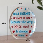 BEST FRIEND PLAQUE Special Thank You Gift For Friend