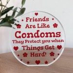 Joke Best Friend Gift Acrylic Plaque Funny Gift For Birthday