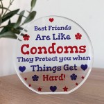 Funny Best Friend Gift Acrylic Plaque Funny Gift For Birthday