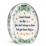 Gift For Long Distance Friend Acrylic Plaque Good Friends Gifts