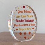 Good Friends Are Like Stars Gift For Long Distance Friend