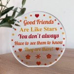 Good Friends Are Like Stars Gift For Long Distance Friend