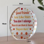 Good Friends Are Like Stars Gift For Long Distance Friend