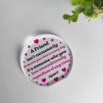 Friendship Gift For Long Distance Friend Acrylic Plaque Thankyou