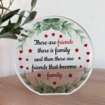 Friendship Gift For Best Friend Acrylic Plaque Best Friends 