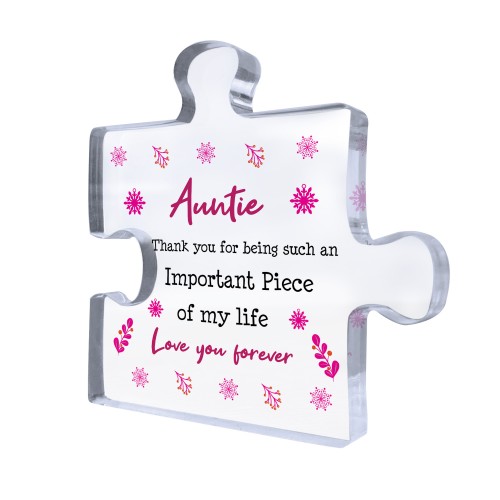 Auntie Birthday Gifts Standing Plaque Keepsake Christmas