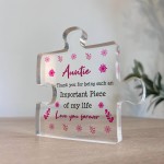 Auntie Birthday Gifts Standing Plaque Keepsake Christmas