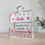 Auntie Birthday Gifts Standing Plaque Keepsake Christmas