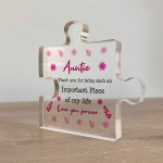 Auntie Birthday Gifts Standing Plaque Keepsake Christmas