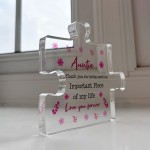 Auntie Birthday Gifts Standing Plaque Keepsake Christmas