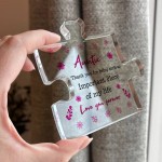Auntie Birthday Gifts Standing Plaque Keepsake Christmas