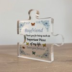 Boyfriend Birthday Gifts Standing Plaque Keepsake Christmas