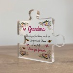 Grandma Birthday Gifts Presents Standing Plaque Keepsake