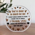 Thank You Gifts For Women Birthday Gifts For Her Acrylic Plaque