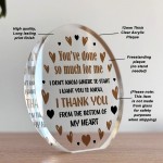 Thank You Gifts For Women Birthday Gifts For Her Acrylic Plaque