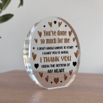 Thank You Gifts For Women Birthday Gifts For Her Acrylic Plaque